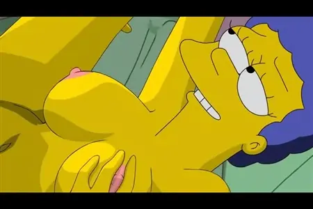 Il seduttore Marge soddisfa il suo uomo grasso